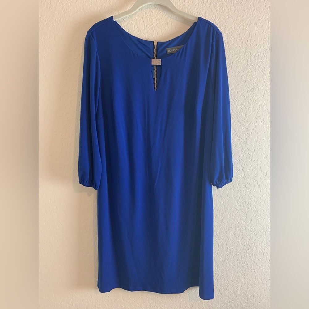 Royal blue dress